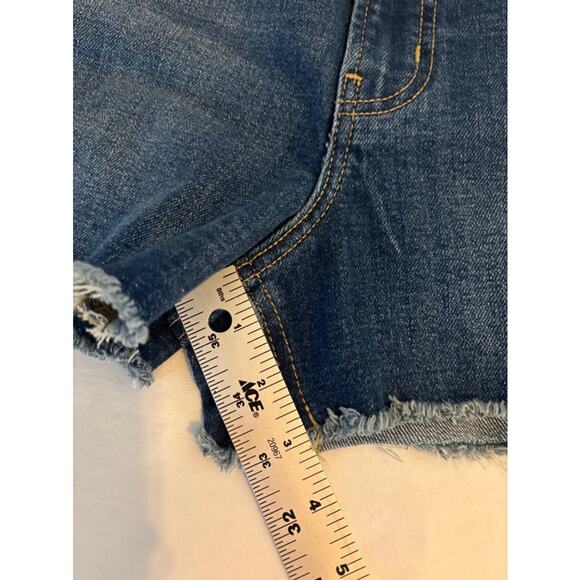 Old Navy HOT OG Straight High-Rise Secret Smooth Pockets Stretch Denim Shorts 10 - Picture 8 of 9